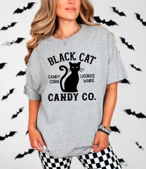 Black Cat Halloween Shirt, Halloween Shirt,  Black Cat Candy Co. Shirt, Trick or Treat Shirt, Funny Halloween Shirt , Halloween Cat Shirt