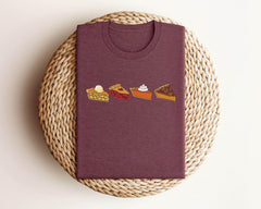 Thanksgiving Pie Shirt - Pumpkin Pies T-Shirt - Friendsgiving Shirt - Thanksgiving Dinner Tee - Pecan Pie - T-Shirt - Thanksgiving Gift
