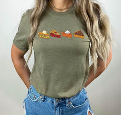 Thanksgiving Pie Shirt - Pumpkin Pies T-Shirt - Friendsgiving Shirt - Thanksgiving Dinner Tee - Pecan Pie - T-Shirt - Thanksgiving Gift