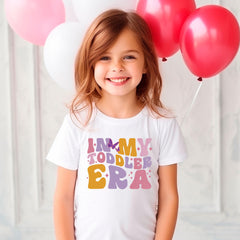 In My Toddler Era Toddler Shirt - Birthday Gift - Cute Kids Tee - Funny Toddler Gift - Cool Toddler Shirt - Toddler Vibes Tee