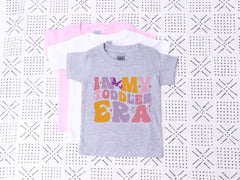 In My Toddler Era Toddler Shirt - Birthday Gift - Cute Kids Tee - Funny Toddler Gift - Cool Toddler Shirt - Toddler Vibes Tee