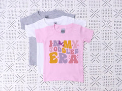 In My Toddler Era Toddler Shirt - Birthday Gift - Cute Kids Tee - Funny Toddler Gift - Cool Toddler Shirt - Toddler Vibes Tee