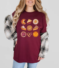 Fall Pumpkin Pies Shirt - Pumpkin Pie T-Shirt - Thanksgiving Shirt - Fall Tee -  Pie Lover Shirt - Apple Pie Tee - Thanksgiving Gift