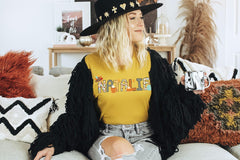 Custom Thanksgiving T-Shirt - Personalized Name Tee - Thanksgiving Name Shirt - Family Gift - Turkey Day Shirt - Friendsgiving Outfit