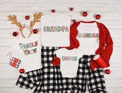Family Crew T-Shirt - Family Christmas - Holiday Family Gift - Family Matching Tee - Xmas Shirt - Christmas Dinner Tee - Merry Christmas
