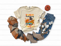 Thanksgiving Cruise T-Shirts - Thanksgiving 2024 Family Tees - Cruise Trip Shirt - 2024 Thanksgiving Crew - Thanksgiving Trip Gift