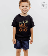 My God Is So Big Shirt - Kids Christian T-Shirts - Toddler God Shirts - Religious Kids Tees - Christian Kids Gifts - Bible Verse Shirt