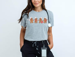 Christmas Nurse Shirts - Gingerbread Nurse T-Shirt - Xmas Nurse Gift -  Nurse Crew Shirts - Jolly Nurse T-Shirt - Christmas Gift - RN Xmas