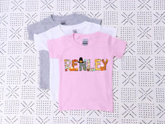 Custom Thanksgiving Kids Shirt - Personalized Name Toddler Tee - Thanksgiving Name Shirt - Family Gift - Turkey Day - Friendsgiving Outfit