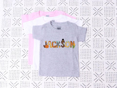 Custom Thanksgiving Kids Shirt - Personalized Name Toddler Tee - Thanksgiving Name Shirt - Family Gift - Turkey Day - Friendsgiving Outfit