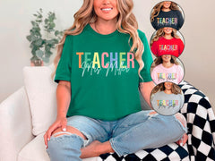 Custom Teacher T-Shirt - Personalized Teacher Mrs - Customized Name Tee - School Shirt - Teacher Appreciation Gift - Elementary Teacher Gift