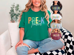 Custom School T-Shirt - Personalized Team Tee - Mascot Shirt - Teacher Gift - School Sport Logo - Custom Text Shirt - School Spirit Gift