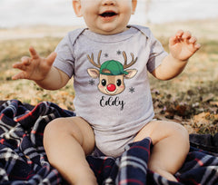 Christmas Kids Shirts - Youth Christmas T-Shirts - Custom Christmas - Girls Boys Xmas Shirt - Christmas Gift - Reindeer Name Shirt