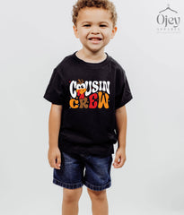 Cousin Crew Thanksgiving T-Shirts - Kids Thanksgiving Tee - Matching Cousins Gift - Family Reunion Shirts - Thanksgiving 2024 T-Shirts