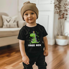 Tree Rex Christmas Shirt - Boys Dino Tee - Funny Christmas Toddler Shirt - Kids Christmas T-Shirt - Baby Xmas Bodysuit - Youth Christmas Tee