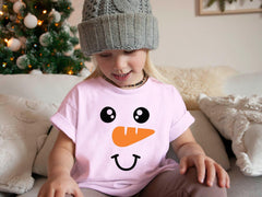 Christmas Snowman Shirts - Christmas Family T-Shirt - Custom Snowman Shirts -Holiday Snowman Tee - Snowman Face Shirt - Funny Christmas Gift