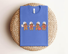 Christmas Nurse Shirts - Gingerbread Nurse T-Shirt - Xmas Nurse Gift -  Nurse Crew Shirts - Jolly Nurse T-Shirt - Christmas Gift - RN Xmas