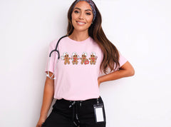 Christmas Nurse Shirts - Gingerbread Nurse T-Shirt - Xmas Nurse Gift -  Nurse Crew Shirts - Jolly Nurse T-Shirt - Christmas Gift - RN Xmas