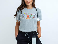 NICU Christmas Shirt - Reindeer NICU T-Shirt - NICU Christmas Gift - Nurse Student Gift - Holiday Nicu T-Shirt - Christmas Nurse Tee