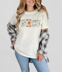 NICU Christmas Shirt - Reindeer NICU T-Shirt - NICU Christmas Gift - Nurse Student Gift - Holiday Nicu T-Shirt - Christmas Nurse Tee