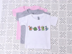 Christmas Dinosaurs Gift Toddler - Santa Dinosaurs T-Shirt - Merry Dinomas Kids Shirt - Xmas Vibes Bodysuit - Dino Holiday Tee
