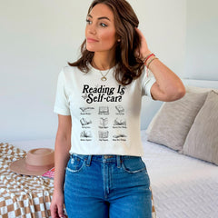 Reading is Self Care Shirt - Bookish Shirt - Book Lover T-Shirt - Bookworm Shirt - Gift for Book Lover - Book Club Shirt
