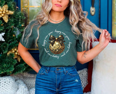 Happy New Year T-Shirt - Coquette NYE Tee -  Family New Years - Disco Ball Shirt - New Years Gift - Goodbye 2025 Shirt - 2026 Celebration