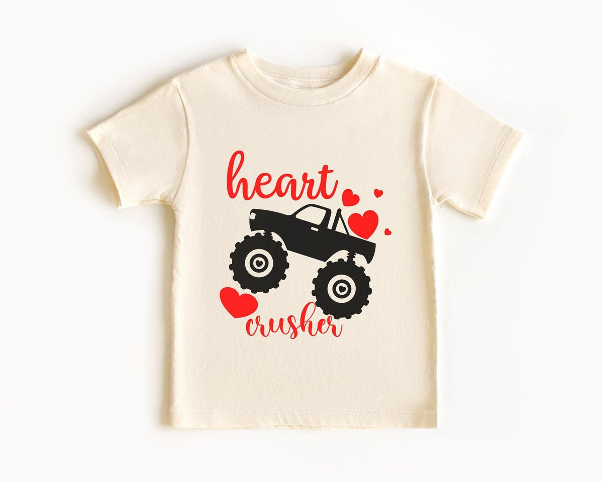 Heart Crusher Shirt Toddler Valentine Shirt Kids Valentine Shirt Boys Valentine Shirt Baby Valentine Shirt Funny Kids Valentine Shirts