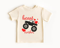 Heart Crusher Shirt Toddler Valentine Shirt Kids Valentine Shirt Boys Valentine Shirt Baby Valentine Shirt Funny Kids Valentine Shirts