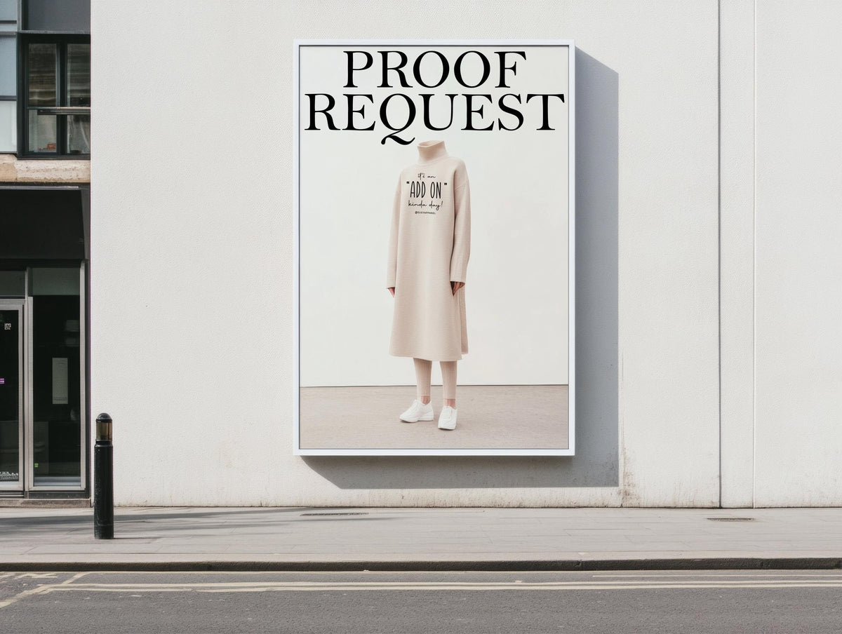 Custom Proof Request – Review Your Design Before Production