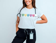 Nursing Valentine T-Shirt - Valentine’s Day Tee - Heart Shirt - Cute Nurse Gift - Registered Nurse Gift - NICU Nurse Shirt - ER Nurse