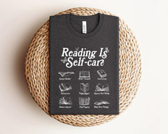 Reading is Self Care Shirt - Bookish Shirt - Book Lover T-Shirt - Bookworm Shirt - Gift for Book Lover - Book Club Shirt