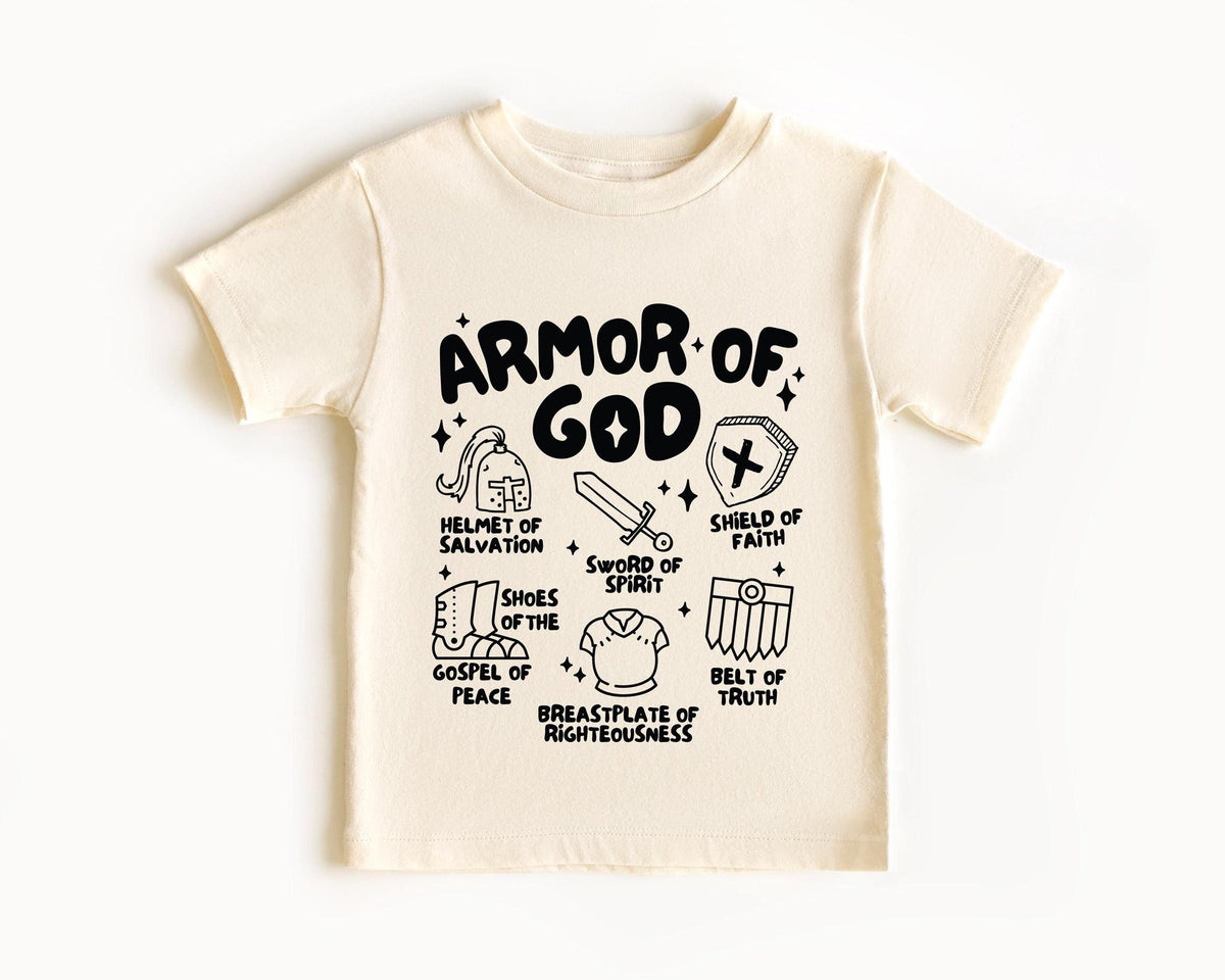 Armor Of God Toddler Shirt – Christian Kids Tee - Religious Gift - Bible Verse T-Shirt