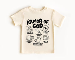 Armor Of God Toddler Shirt – Christian Kids Tee - Religious Gift - Bible Verse T-Shirt