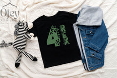 Dinosaur Rex Birthday Shirt - Custom Dinosaur Shirt - Dino Birthday Party Tee - 2nd Dino Birthday - 1st Dino Birthday - Dino Birthday Outfit