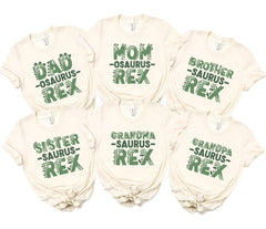 Dinosaurus Family Shirt - Dinosaur Rex Family T-Shirts - Momosaurus Rex - Dadosaurus Rex - Dino Rex Birthday Shirts - Matching Dinosaur Tees