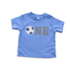 Soccer Kids Birthday Shirt - 1st Birthday Soccer Tee - Soccer Theme Birthday Shirt - Birthday Boy Soccer Bodysuit - Toddler Soccer Shirt