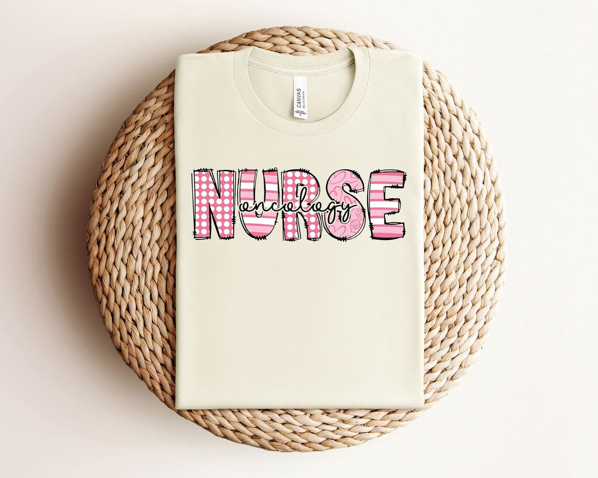 Oncology Nurse Valentines Day Shirt, Oncology Nurse Tee, Nurse Gift Idea for Valentines Day, Gift for Nurse, Registered Nurse Shirt