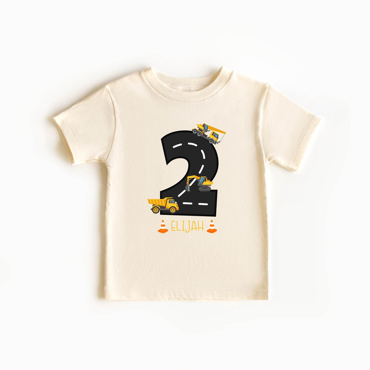 Construction Birthday Shirt - Birthday Boy Shirt - Custom Construction Shirt - 1st Birthday Shirt - 2nd Birthday Shirt - Construction Theme
