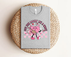 Out Here Looking Like A Snack Shirt - Funny Valentines Day T-Shirt - Valentines Day Gift - Women Valentines Shirt - Retro Valentine Tee