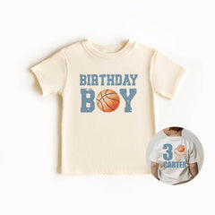 Basketball Birthday Toddler Shirt - 1st Birthday Kids Tee - Toddler Birthday Bodysuit - Birthday Boy T-Shirt - Basketball Birthday