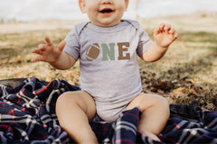 Football 1st Birthday - Football Birthday Toddler Shirt - Boys Football Kids Tee - Football Party Bodysuit - American Football Birthday Kids