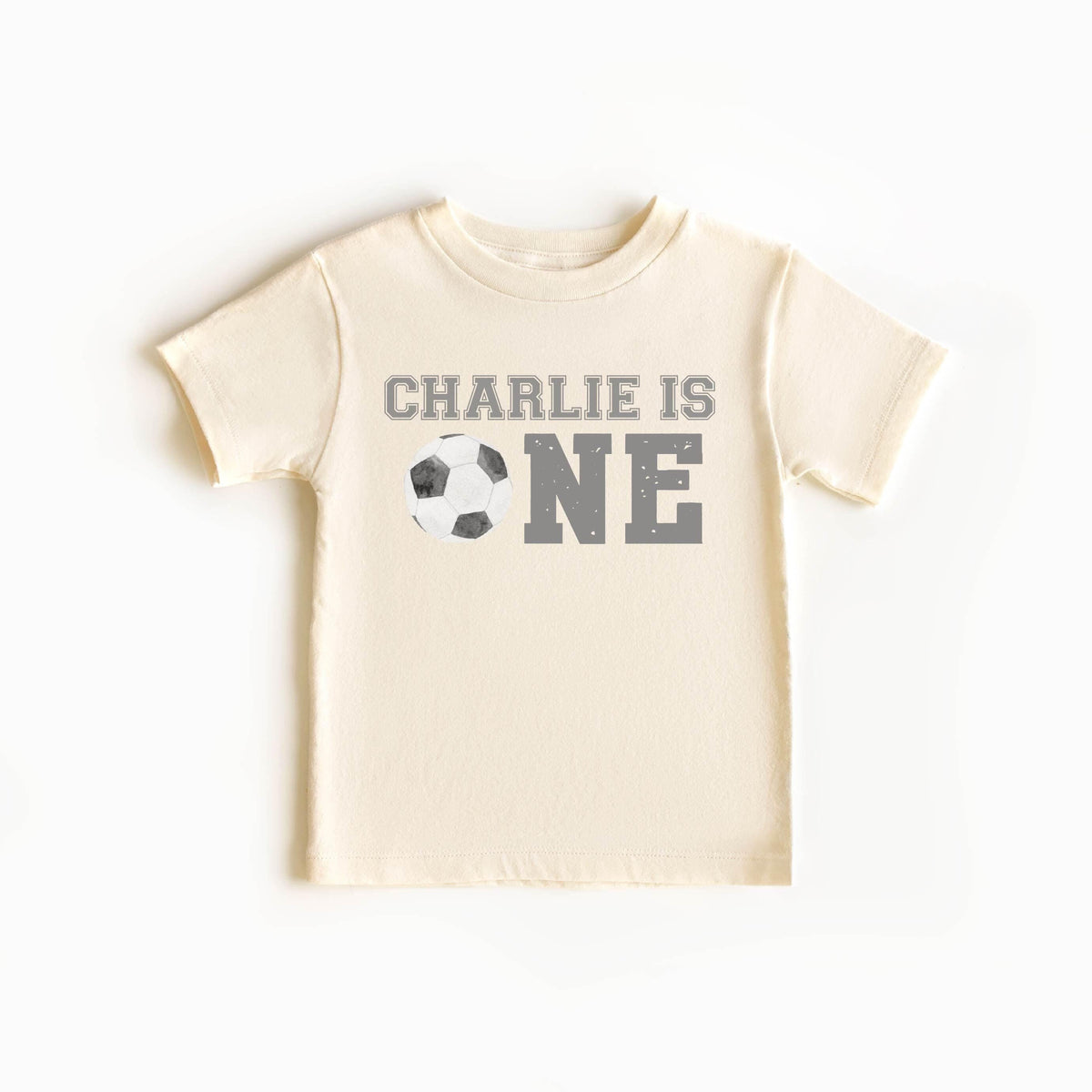 Custom Soccer Toddler Shirt - 1st Birthday Soccer  Kids Tee - Soccer Theme Birthday - Birthday Boy Soccer Bodysuit - Toddler Soccer Kids