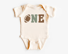1st Birthday Football - First Birthday Toddler Shirt - Family Crew T-Shirts - Birthday Boys Bodysuit - Football Theme Kids Tee