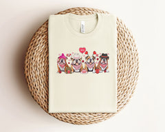 French Bulldog Valentine Shirt - Frenchie Valentines Day Tee - French Bulldog Mom Shirt - Frenchie Mom Valentine Gift - Valentine Dog Shirt