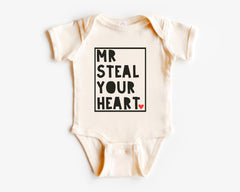 Mr. Steal Your Heart Boys Valentine's Day Shirt - Boys Valentine Tee