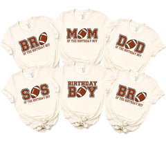 Football Themed Birthday Shirts - Family Football Birthday T-Shirts - Football Party Tees - Birthday Boy Football Bodysuit - Toddler - Youth