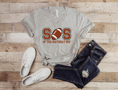 Football Themed Birthday Shirts - Family Football Birthday T-Shirts - Football Party Tees - Birthday Boy Football Bodysuit - Toddler - Youth