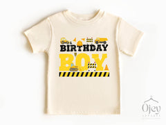 Construction Birthday Shirts - Construction Crew Party T-Shirts - Construction Theme Birthday Tees - Birthday Boy Shirt - Toddler Birthday
