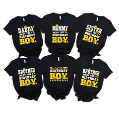 Construction Birthday Shirts - Construction Crew Party T-Shirts - Construction Theme Birthday Tees - Birthday Boy Shirt - Toddler Birthday